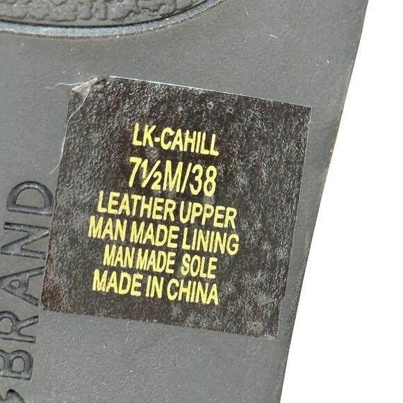 Lucky Brand Cahill Women Black Leather Slip On Loafers Flats Shoes Round Toe 7.5 - Picture 16 of 16